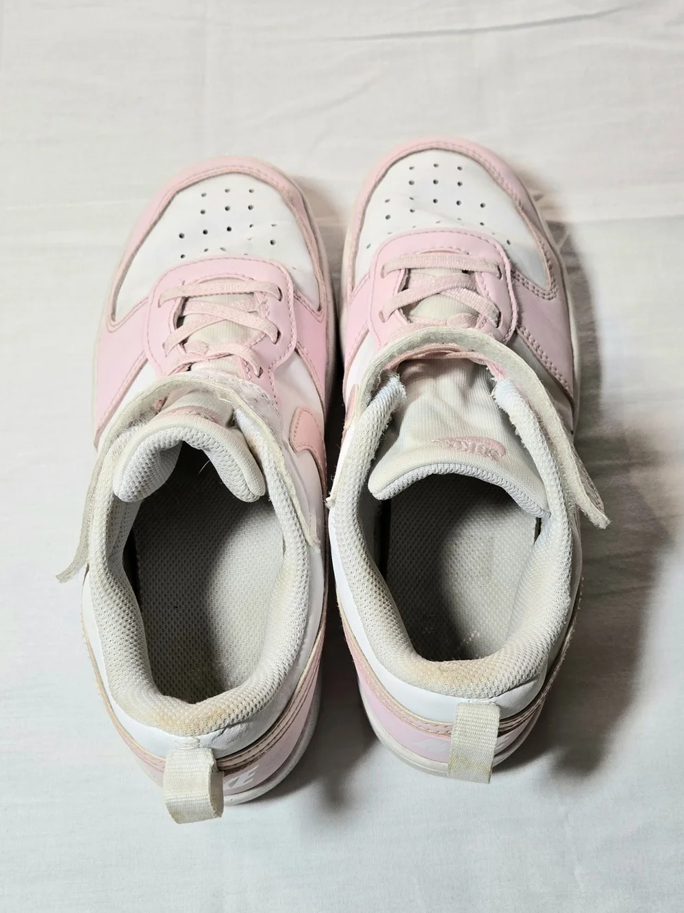 Nike Court Borough Low Recraft Pink White Youth 3Y Sneakers